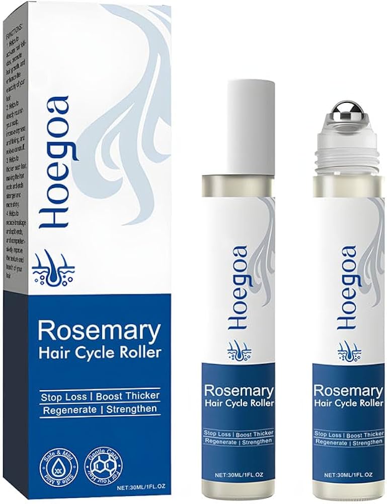 HOEGOA Rosemary Hair Cycle Roller – Le secret pour des cheveux plus forts et plus épais