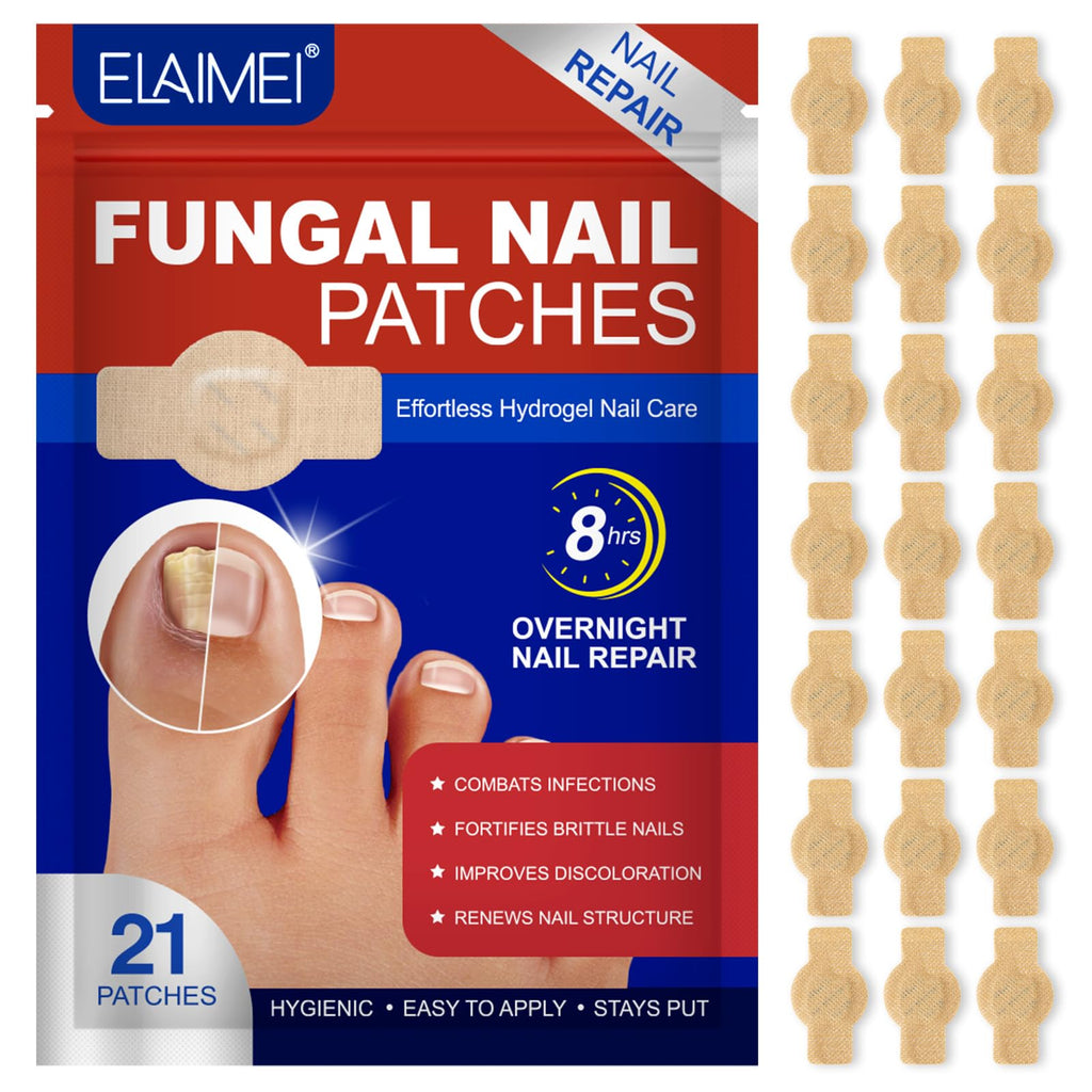 Patches Anti-Mycose des Ongles – ELAIMEI (21 pièces)