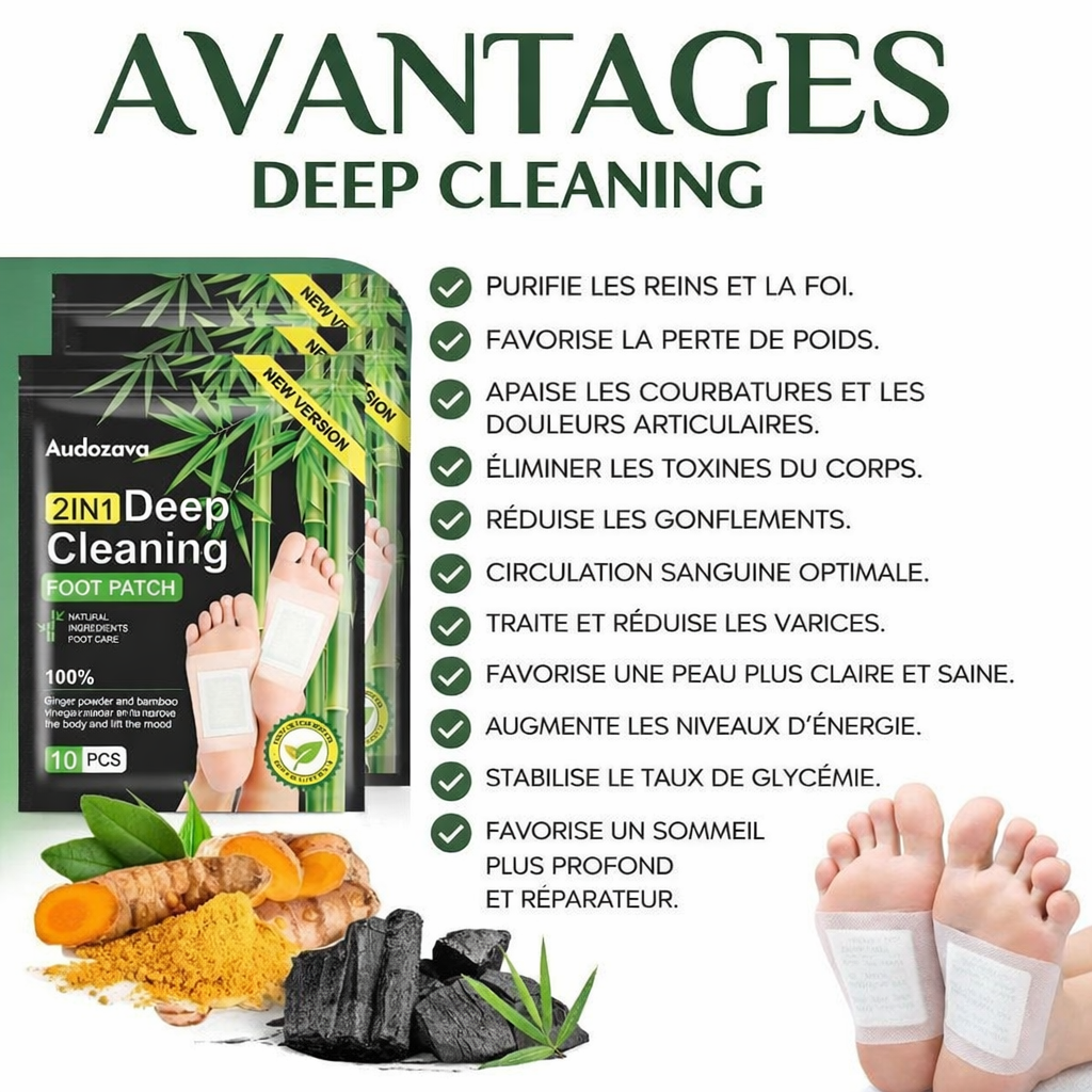 DEEP CLEANING – FOOT PATCH 2 EN 1